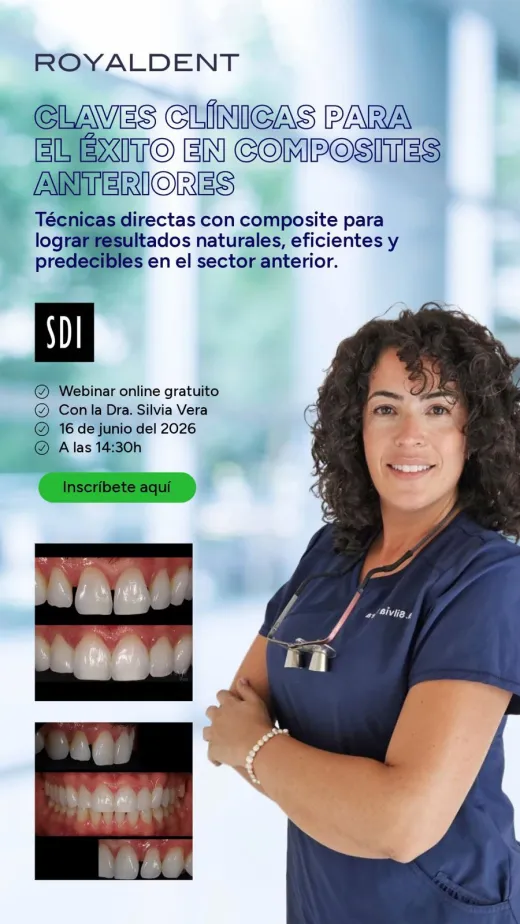 Webinar online gratuito sobre las claves clínicas para el éxito en composites anteriores
